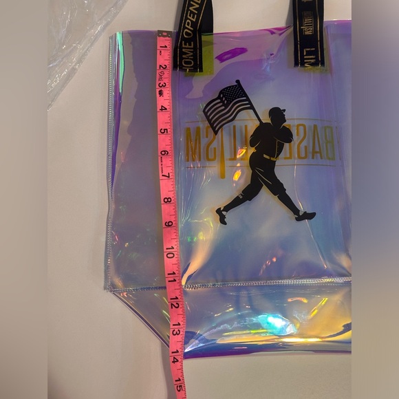 Baseballism Home Opener 2024 Clear Vinyl Tote Bag - Picture 6 of 7